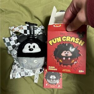 Miniso Disney Mickey Fun Crash Series Plush - Black and White Sailor Mickey